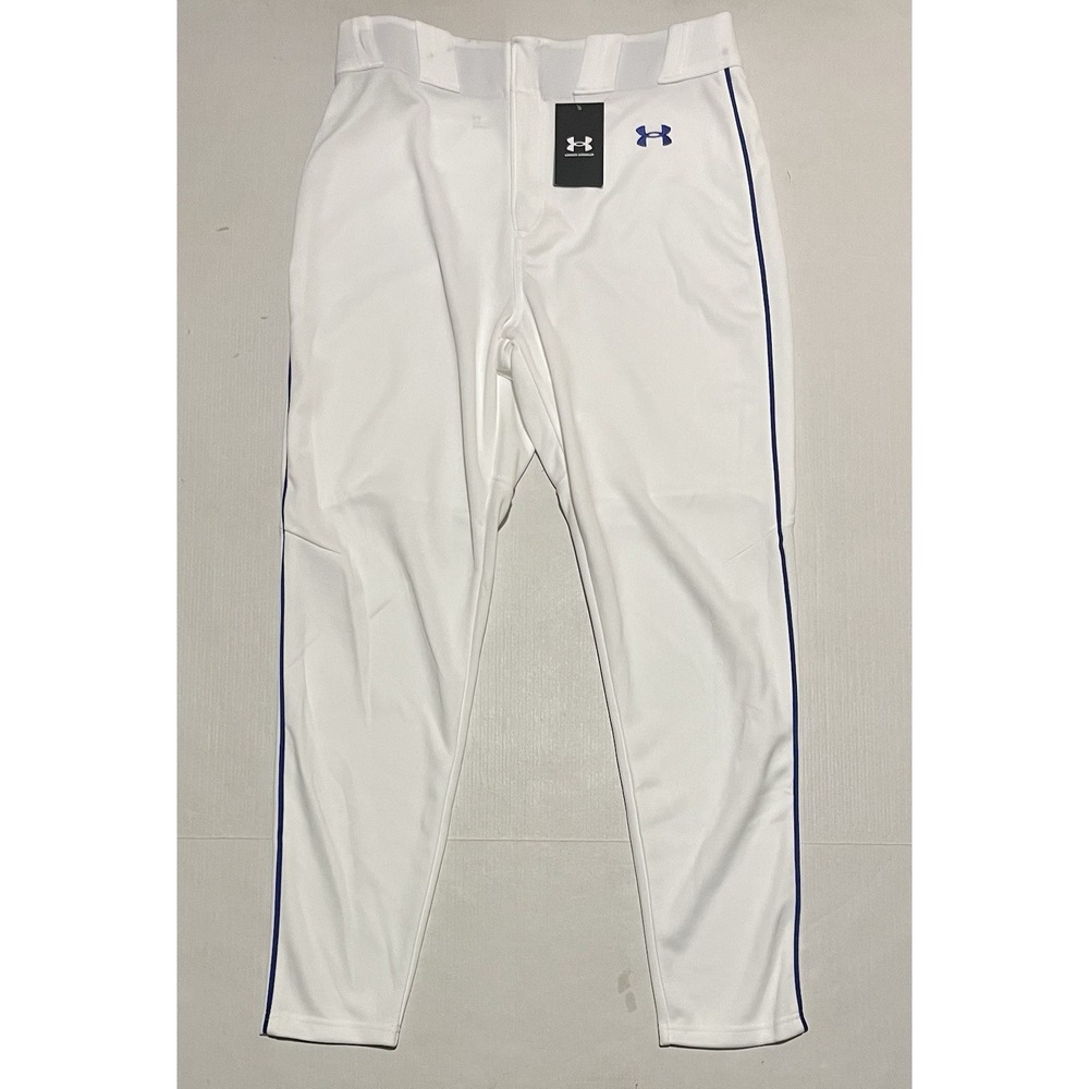 Under‎ Armour Game Day Baseball Pant Men's Large Blue Piped Vanish Relaxed Fit